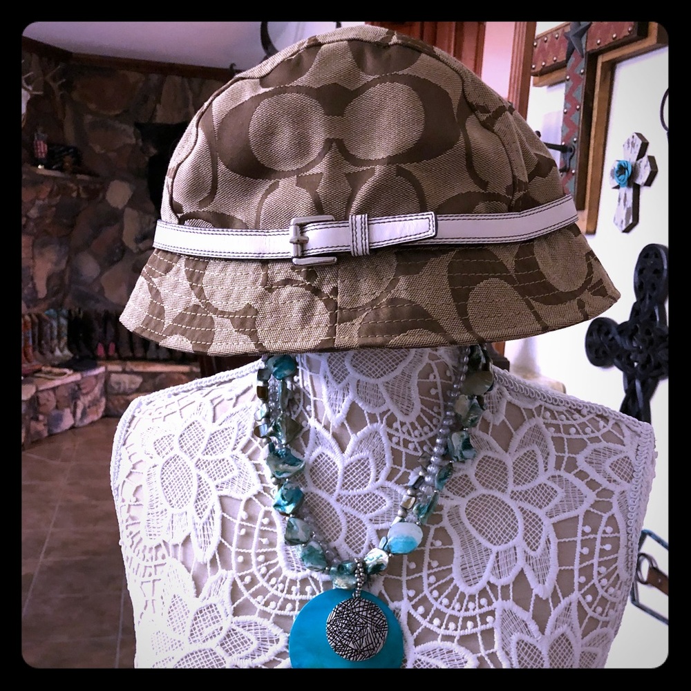 Brand new (no tags) Coach boat hat